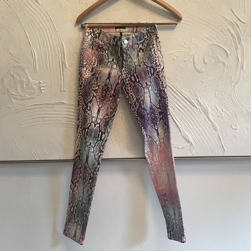 Marciano Skinny No. 61 Snakeskin Print Pants